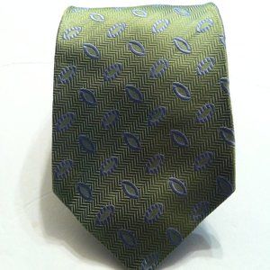 TINO COSINA MEN'S NEW GREEN 100%SILK TIE  WIDTH: 3 1/2"  MADE IN ITALY